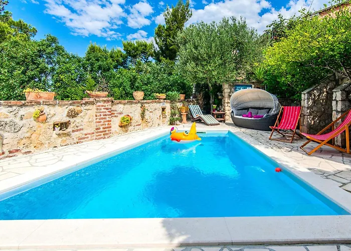 Дом отдыха My Dalmatia - Sea View Danica With Private Pool